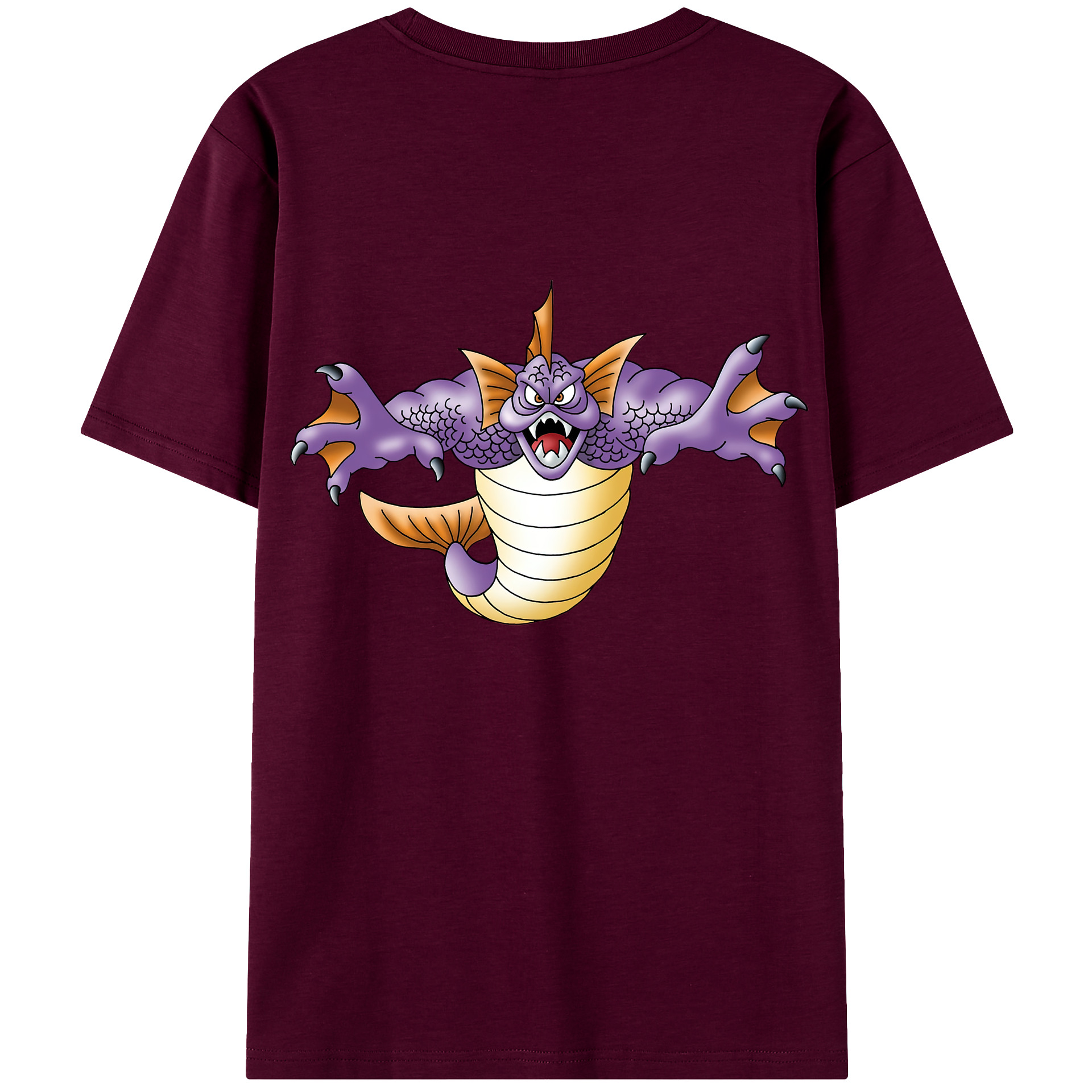 （画像用） ドラゴンクエスト Doragon Kuesuto Dragon Quest レディース半袖Tシャツ(バックプリント)
